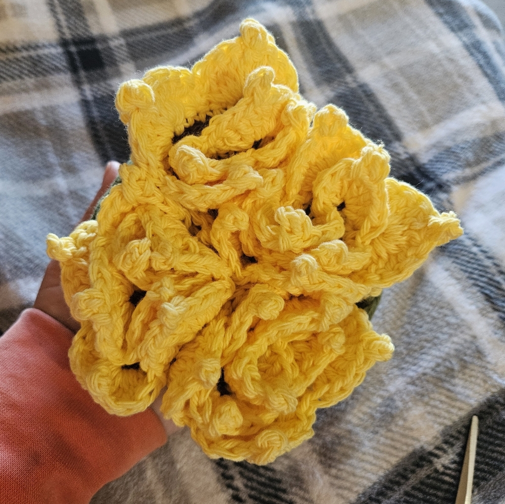 SOLD Flower coaster set